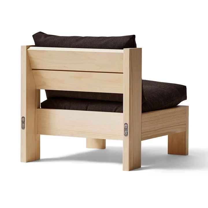 Form & Refine - Icon Loungesessel, Kiefer matt lackiert