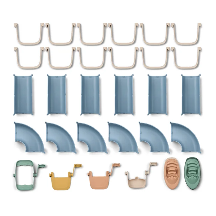 LIEWOOD - Cassian Wasserstraße, beach blue / multi mix