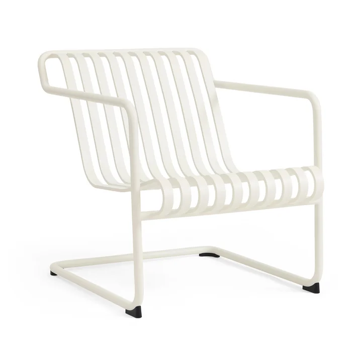 HAY - Palissade Cantilever Lounge Chair Low, cream white