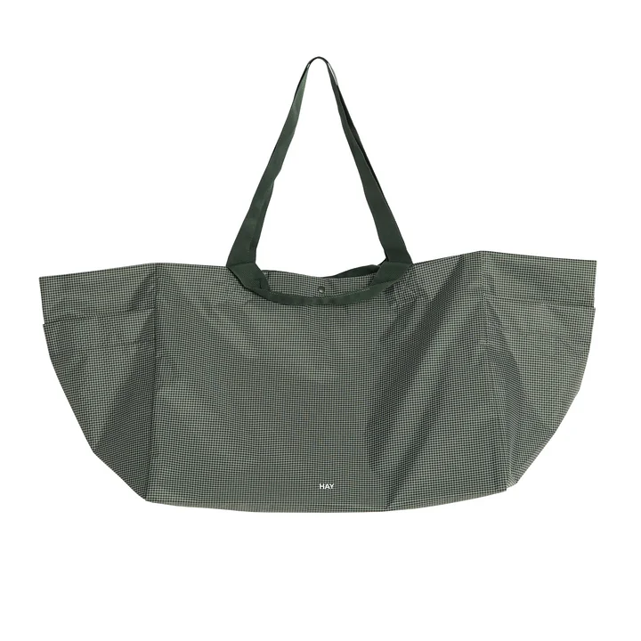 HAY - Grid Weekend Bag L, dunkelgrün