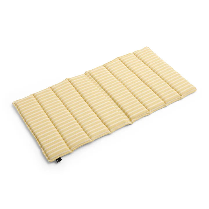 Terrazza Faltbares Sitzkissen, dicke Streifen, gelb