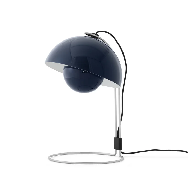 FlowerPot Tischleuchte VP4, stahlblau