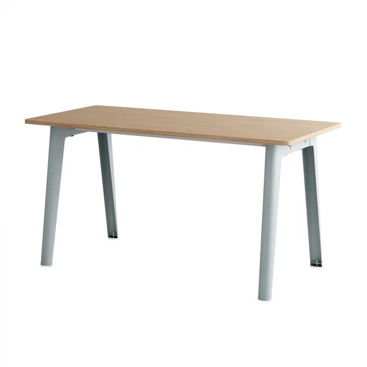 TipToe - NEW MODERN Schreibtisch, 75 x 150 cm, Birke / pale blue