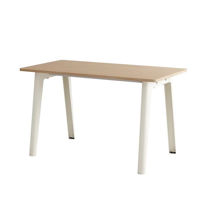 TipToe - NEW MODERN Schreibtisch, 75 x 130 cm, Birke / cream white