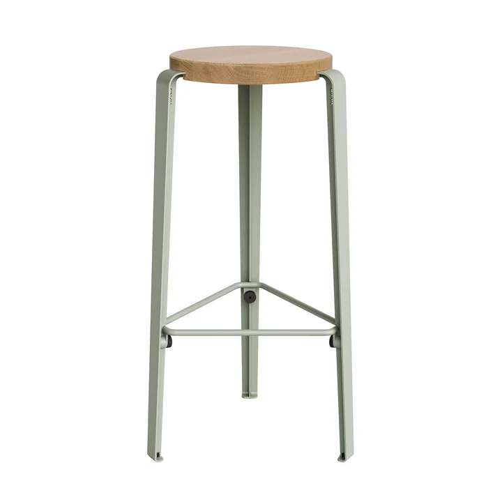 TipToe - BIG LOU Barhocker, Eiche / eucalyptus grau