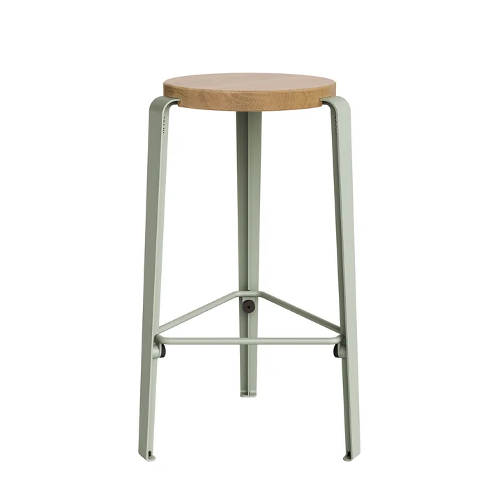 TipToe - MI LOU Barhocker, Eiche / eucalyptus grau