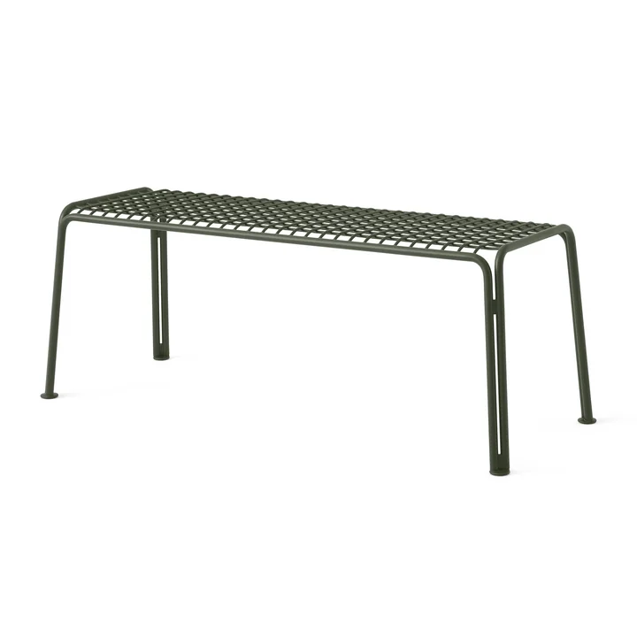 &Tradition - Thorvald SC112 Gartenbank, 125 x 46 cm, bronze green