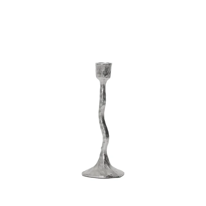 Broste Copenhagen - Amy Kerzenhalter Ø8 x H23 cm, silber