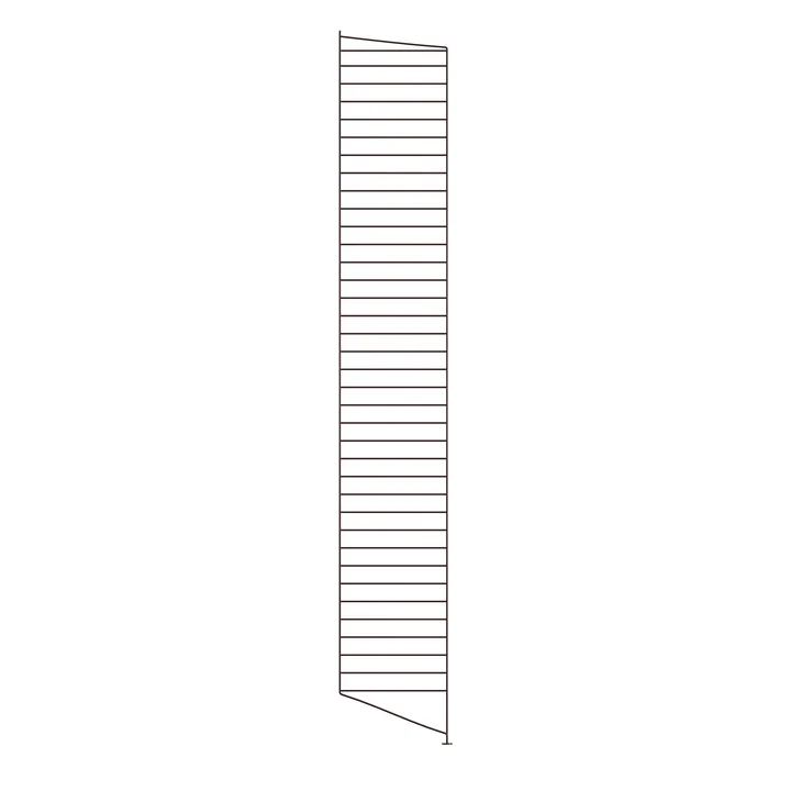 String - Bodenleiter für String Regal 200 x 30 cm, dunkelbraun