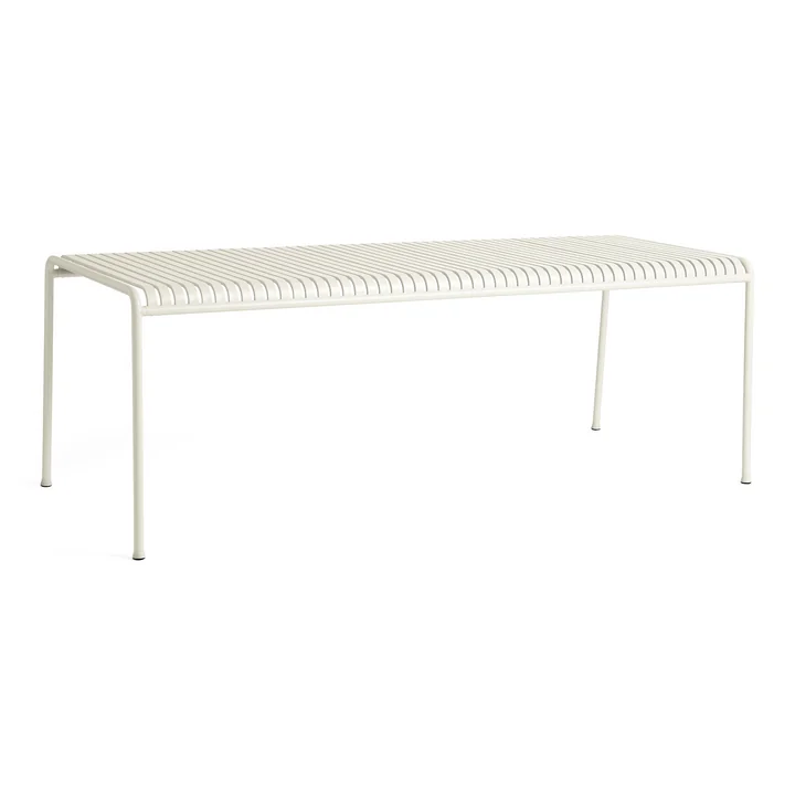 HAY - Palissade Tisch, rechteckig, 220 x 90 cm, cream white