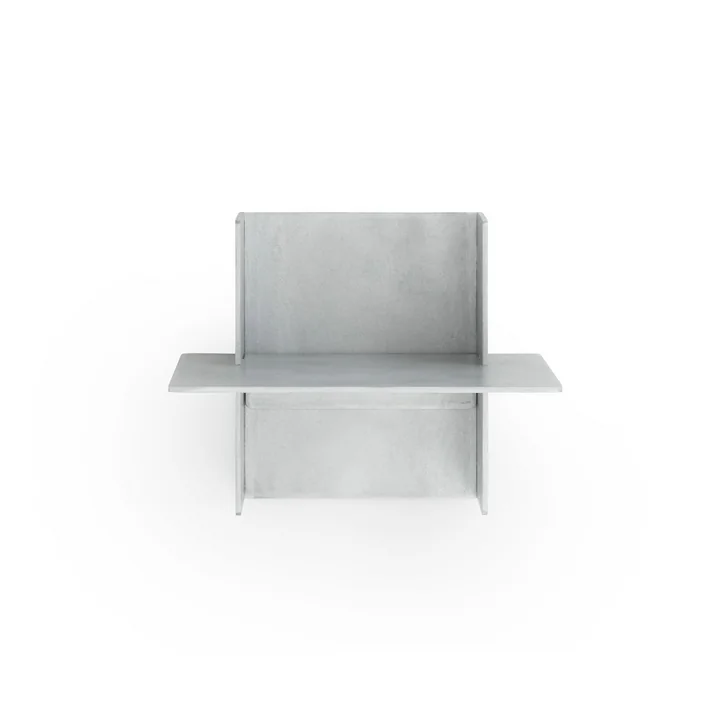 Normann Copenhagen - Alu Wandregal, 25 cm, Aluminium gebürstet