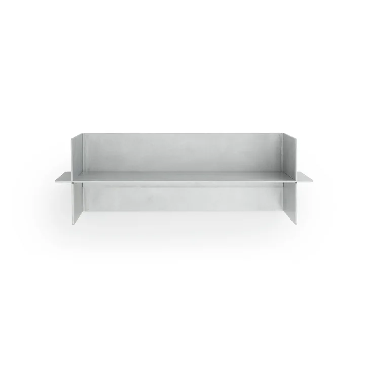 Normann Copenhagen - Alu Wandregal, 60 cm, Aluminium gebürstet