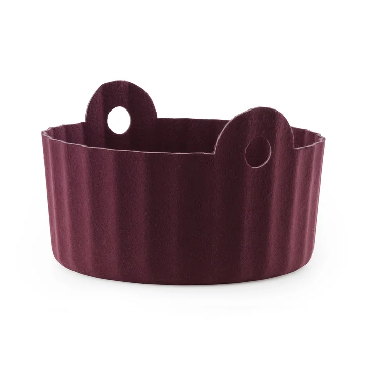 Normann Copenhagen - Colu Korb, burgundy