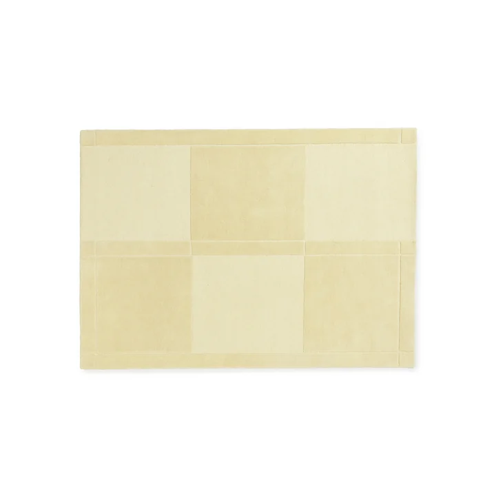 Normann Copenhagen - Level Teppich, 240 x 170 cm, hellgelb