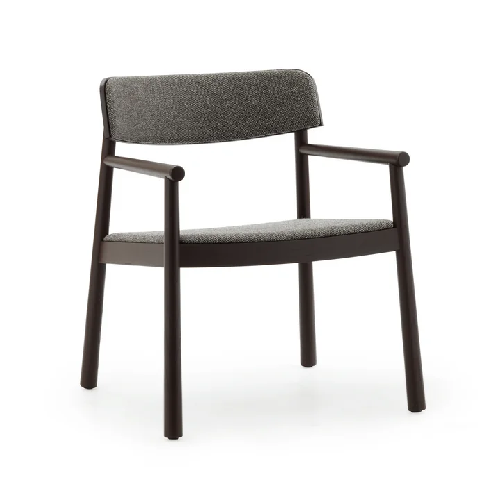 Normann Copenhagen - Timb Lounge Armlehnstuhl, braun / Hallingdal 368