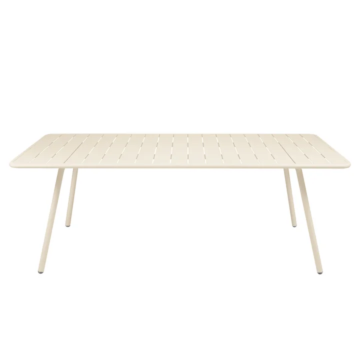 Fermob - Luxembourg Tisch, rechteckig, 100 x 207 cm, latte-beige