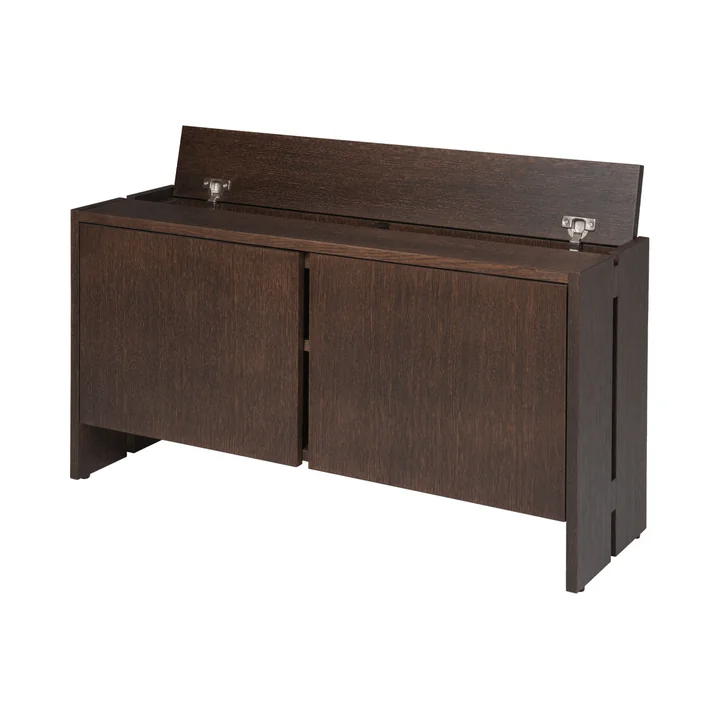Ferm Living - Parcel Schrank, H50 cm, Eiche dunkel gebeizt