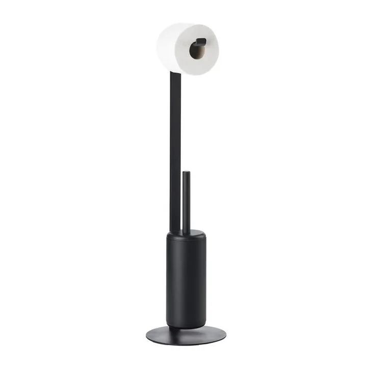 Zone Denmark - Toilettenbutler mit Bürste Rim, 74 cm, schwarz