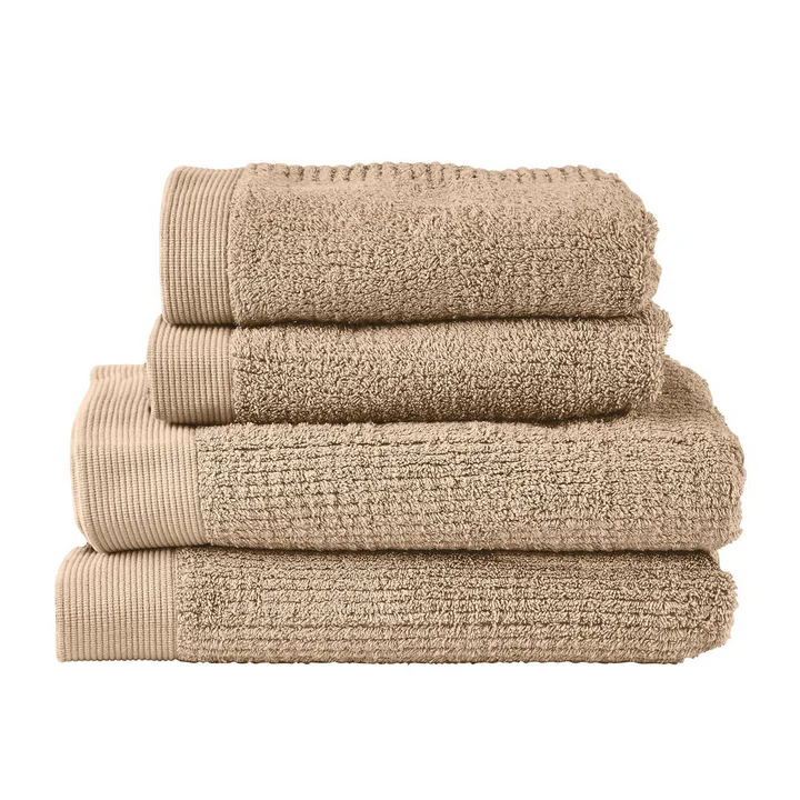 Zone Denmark - Classic Handtuch, camel (4er-Set)