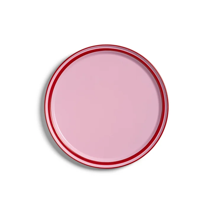 &klevering - Vano Tablett, Ø 17 cm, pink
