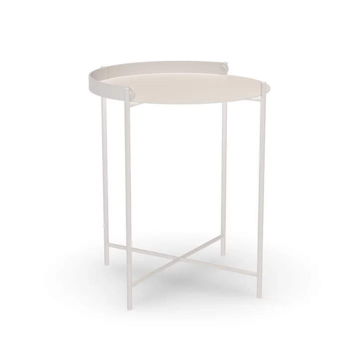 HOUE - EDGE Beistelltisch Ø 46, muted white