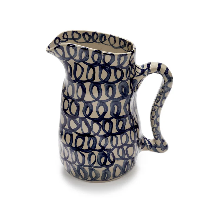 Charly Keramikkrug, blau