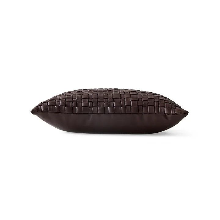 HKliving - Woven Kissen, 50 x 30 cm, chocolate brown