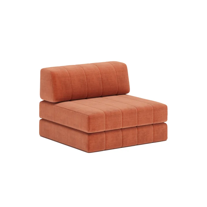 Innovation Living - Cozypad Sessel, rust orange (Stoff 412 Esina)
