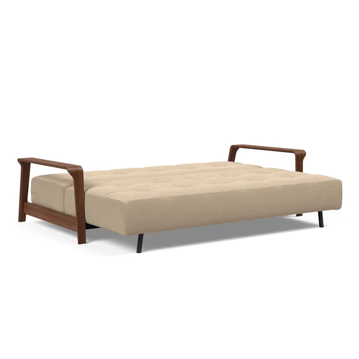 Innovation Living - Ran Schlafsofa, 227 x 117 cm, mocha (Stoff 587, mixed dance)