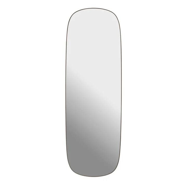 Muuto - Framed Mirror, 150 x 50 cm, taupe / Klarglas