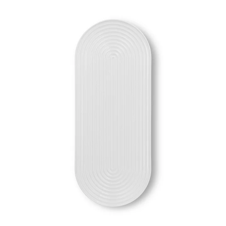 Lyngby Porcelæn - Lyngby Tura Servierschale oval, 48 x 20 cm