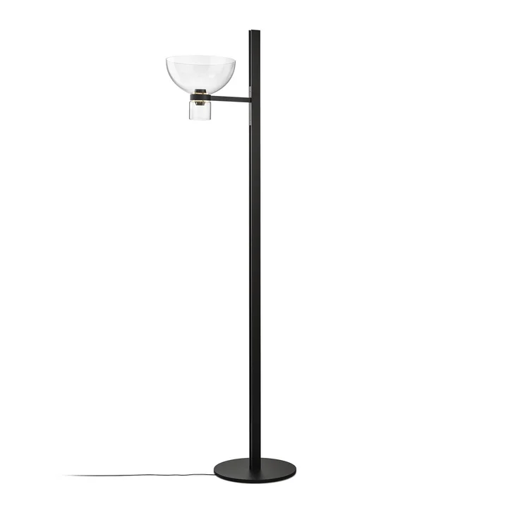 Flos - Nocturne Stehleuchte F1 Schale, schwarz