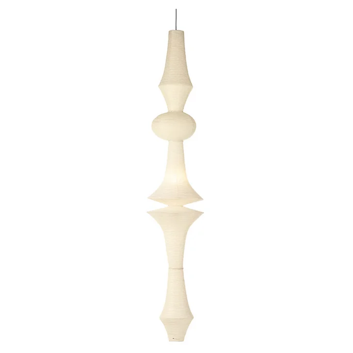 Vitra - Akari E Pendelleuchte, Ø 48 cm H 295 cm, natur
