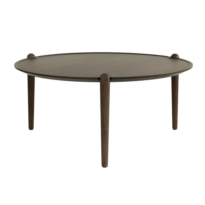 Design House Stockholm - Aria Beistelltisch high, Ø 90 x 42,5 cm, Eiche dunkel