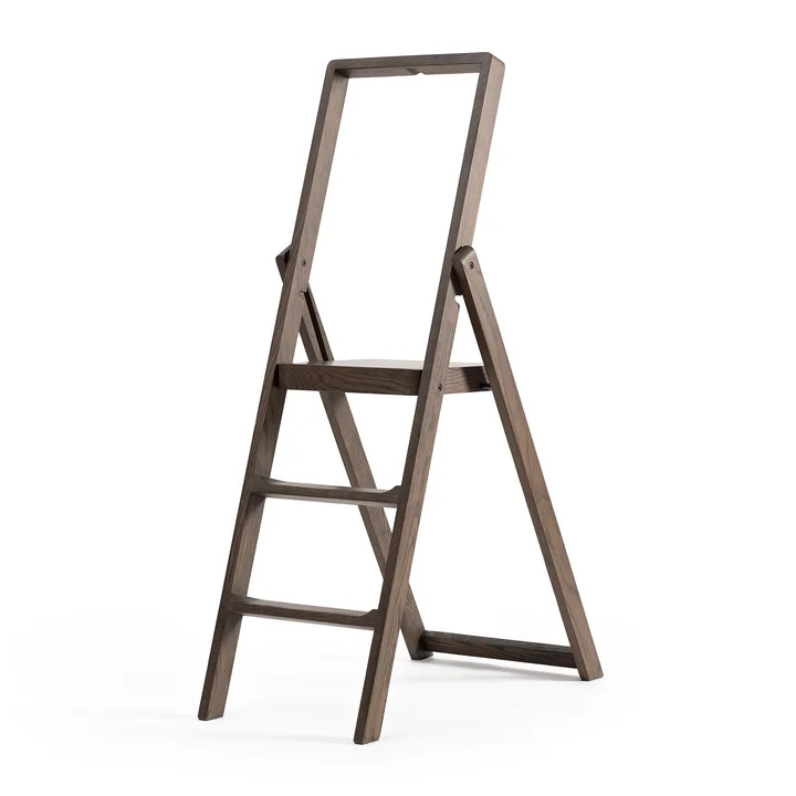 Design House Stockholm - Step Klappleiter, Eiche gebeizt, dunkel