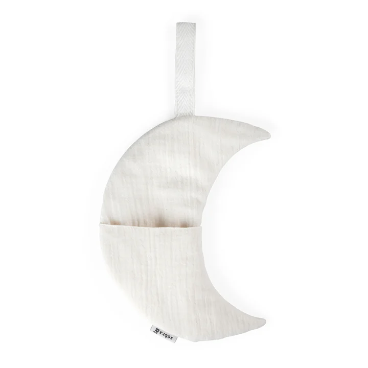Sebra - Bett-Tasche, Mond, creamy white