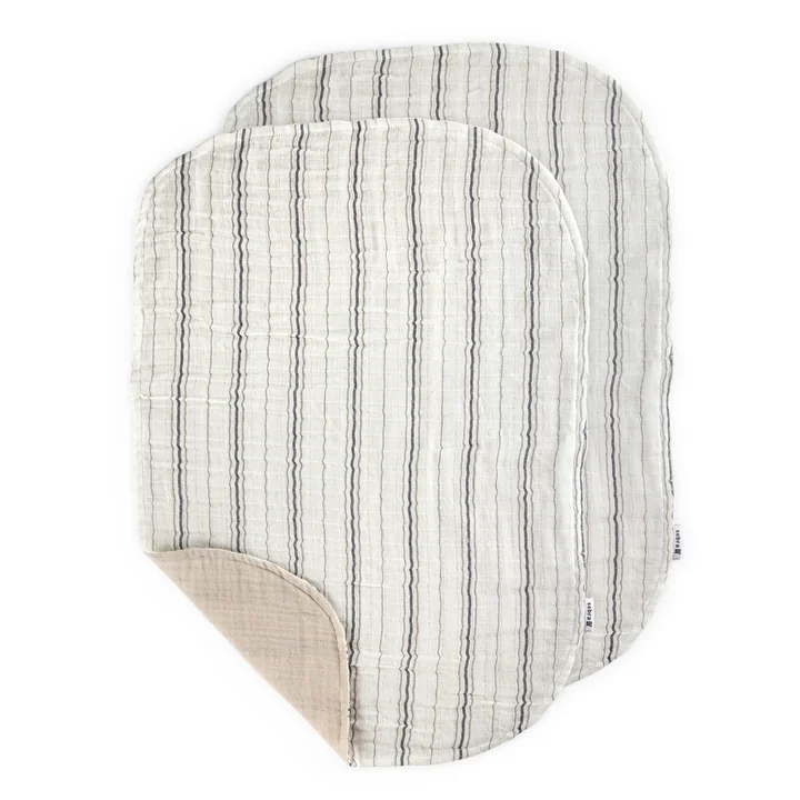 Sebra - Wickelunterlage aus Musselin 6-lagig, stripe (2er-Set)
