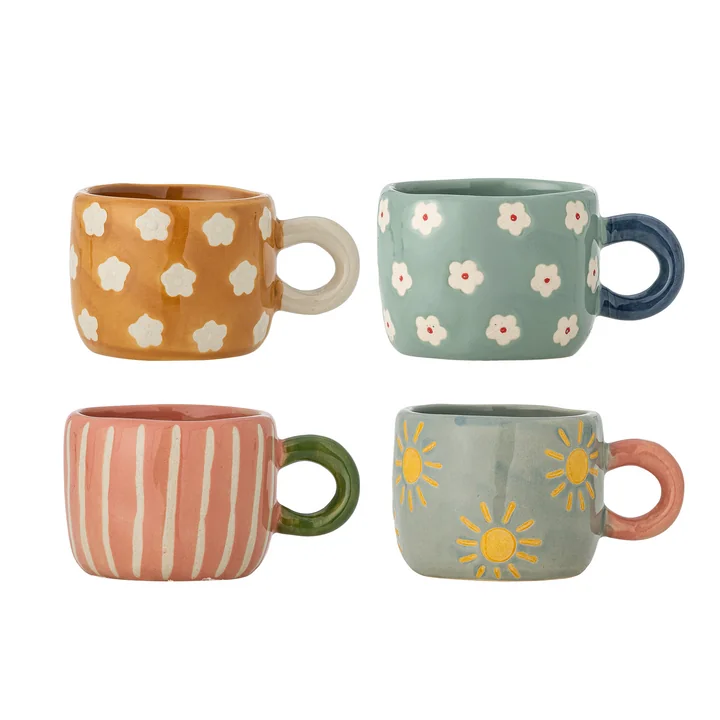 Bloomingville - Nini Tasse, Multipack, multi (4er-Set)