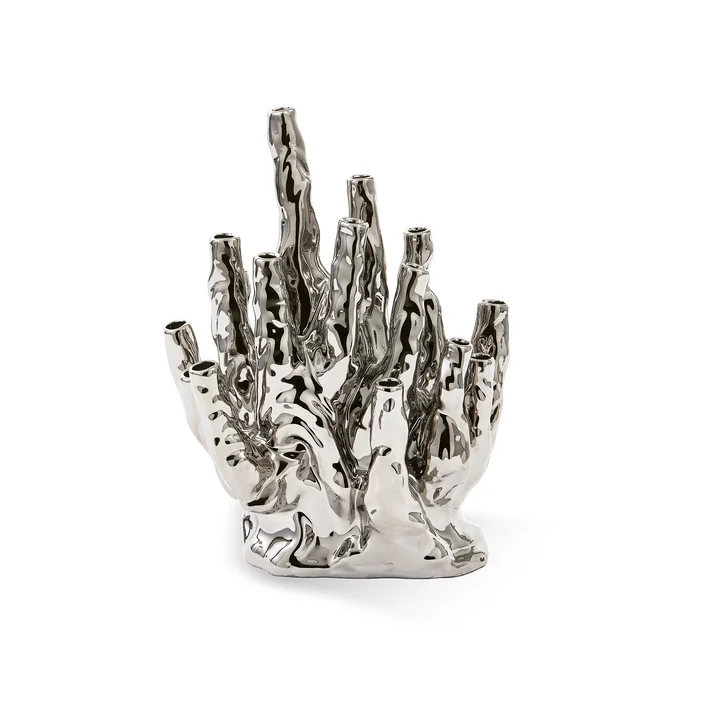 POLSPOTTEN - Coral Vase 20 Tulips, silber