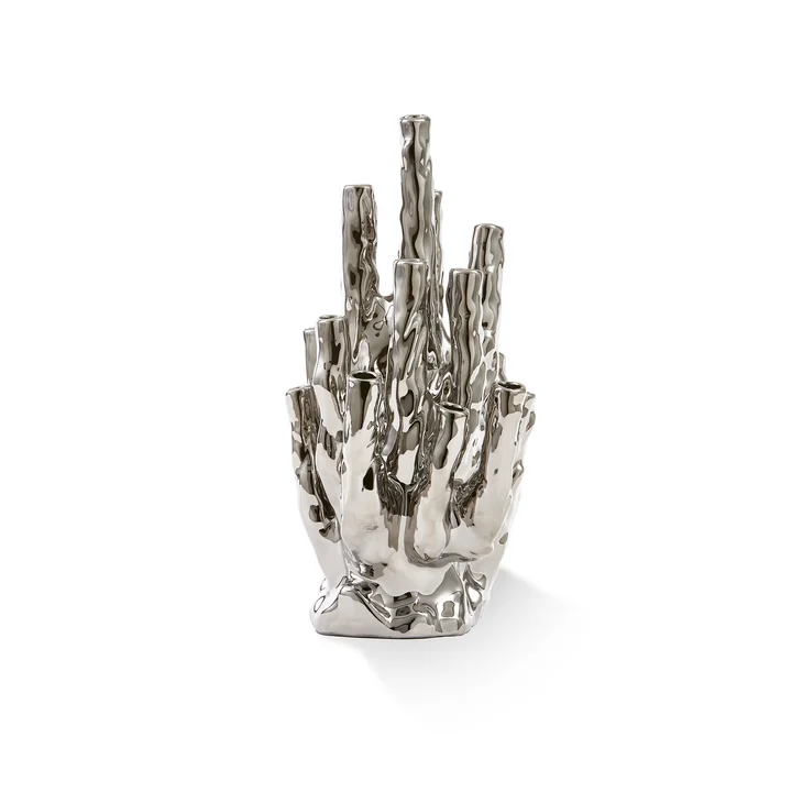 POLSPOTTEN - Coral Vase 20 Tulips, silber