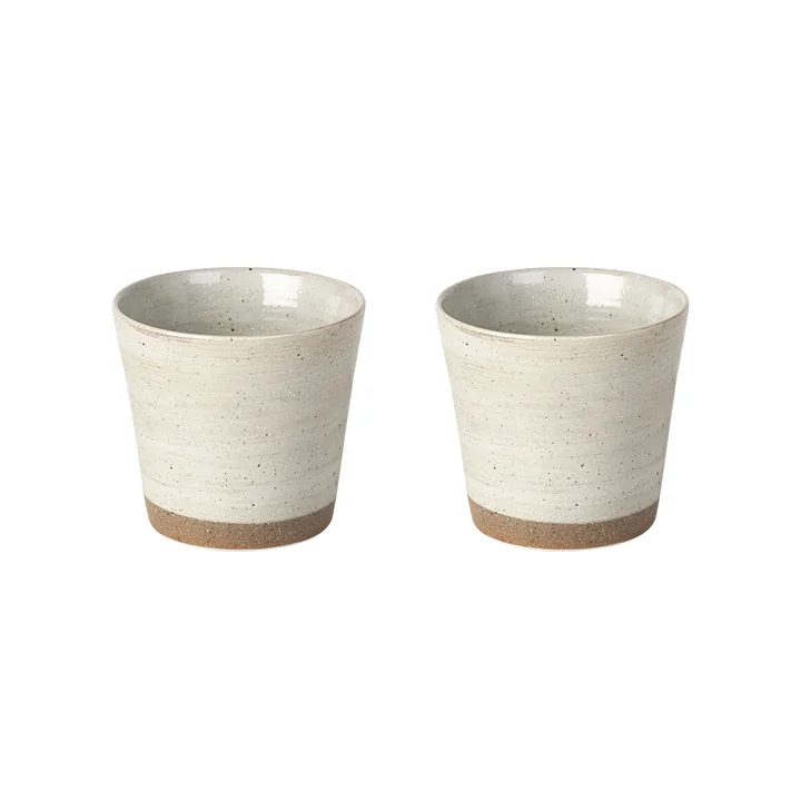 Broste Copenhagen - Grød Espressotasse, 15 cl, sand (2er-Set)