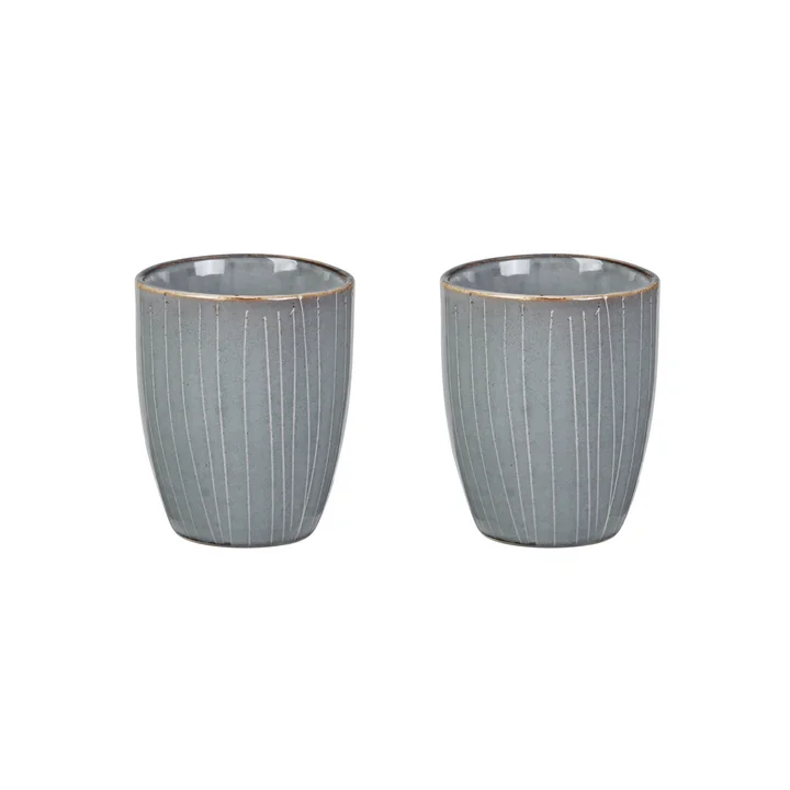 Broste Copenhagen - Nordic Sea Espressobecher 10 cl (2er-Set)