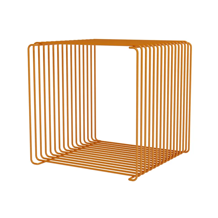 Montana - Panton Wire Regal / Beistelltisch 34,8 cm, tangerine