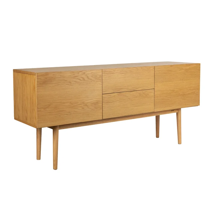 Zuiver - High On Wood Cabinet, Eiche, 2 Schubladen, 2 Türen