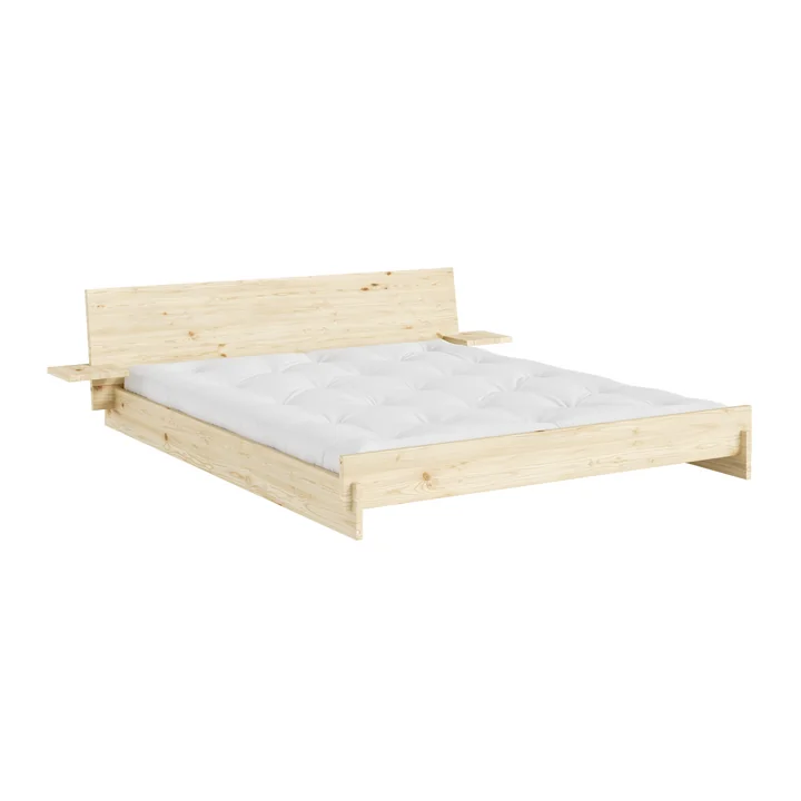 Karup - Latch Bett, 160 x 200 cm, Kiefer natur mit Matratze