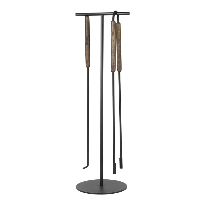Blomus - Ashi Kaminbesteck 3-tlg., Eiche / braun