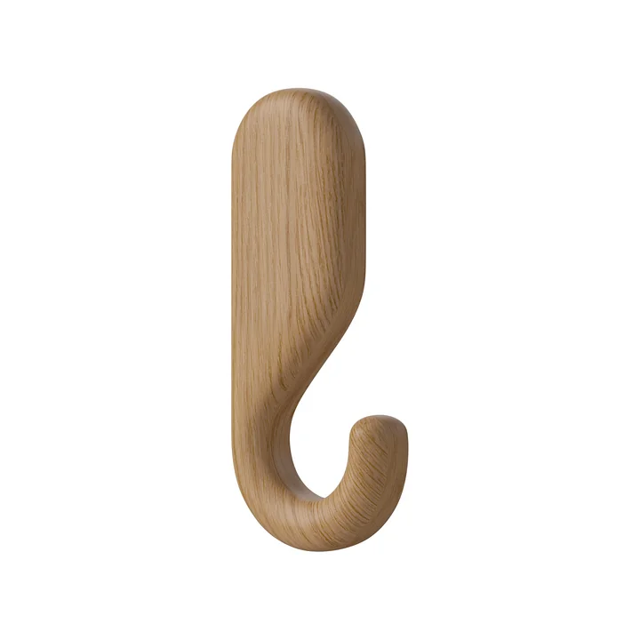 Bolia - Nob Wandhaken 14,5 cm, Eiche geölt
