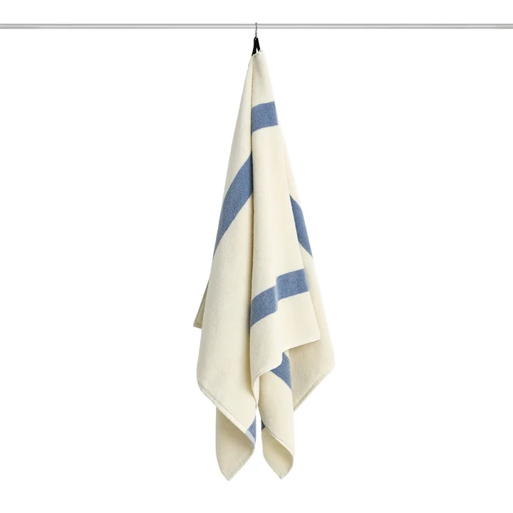 HAY - Stripe Badetuch 70 x 140 cm, dusty blue
