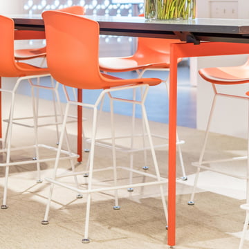 Knoll - Bertoia Kunststoff-Barstuhl