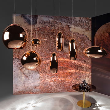 Die Vielfalt der Copper Pendelleuchten von Tom Dixon